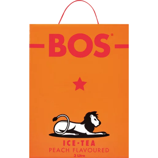 Bos Peach Flavoured Ice Tea Box 3L Bos Peach Flavoured Ice Tea Box 3L