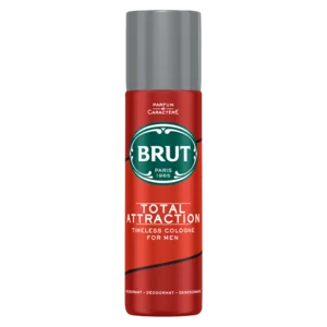 Brut Total Attraction Mens Body Spray Deodorant 120ml Brut Total Attraction Mens Body Spray Deodorant 120ml