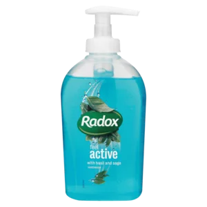 Radox Feel Active With Basil & Sage Handwash 300ml Radox Feel Active With Basil & Sage Handwash 300ml