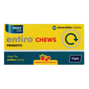 Cipla Entiro Probiotic Chews 30 Pack Cipla Entiro Probiotic Chews 30 Pack