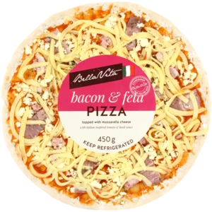 Bella Vita Bacon & Feta Pizza 450g Bella Vita Bacon & Feta Pizza 450g