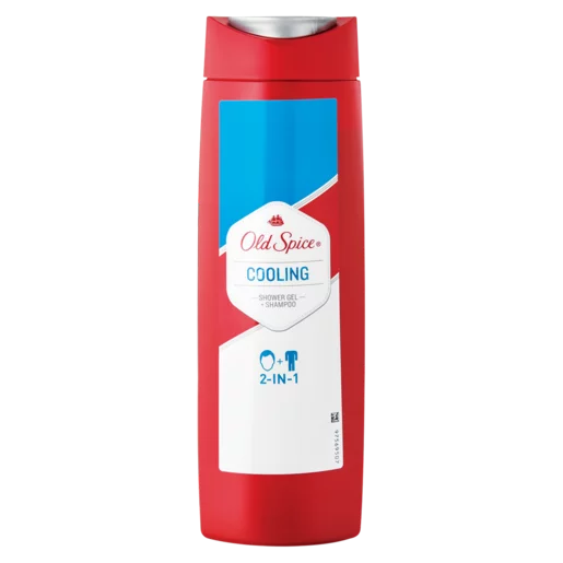 Old Spice Cooling 2-In-1 Shower Gel & Shampoo 400ml