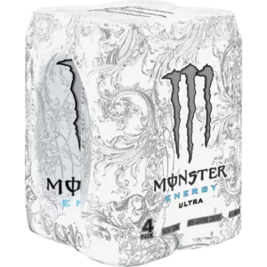 Monster Ultra Energy Drink Cans 4x500ml