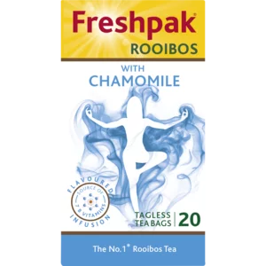 Freshpak Chamomile Rooibos Tagless Teabags 20 Pack Freshpak Chamomile Rooibos Tagless Teabags 20 Pack