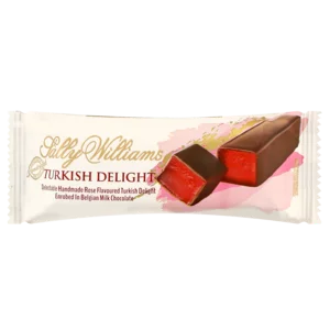 Sally Williams Turkish Delight Milk Chocolate Bar 70g Sally Williams Turkish Delight Milk Chocolate Bar 70g