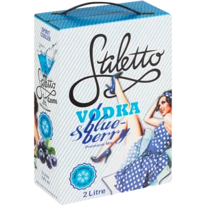 Stiletto Vodka & Blueberry Premium Mix Box 2L Stiletto Vodka & Blueberry Premium Mix Box 2L