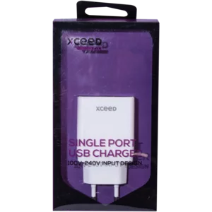 Xceed Talk White Quick Charge 3.0 Single Port USB Charger Xceed Talk White Quick Charge 3.0 Single Port USB Charger