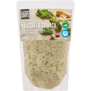 Platinum Heat And Eat Kale & Broccoli Soup 600g