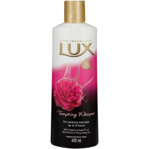 Lux Tempting Whisper Wild Peony & Ylang Ylang Oil Body Wash 400ml Lux Tempting Whisper Wild Peony & Ylang Ylang Oil Body Wash 400ml