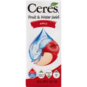 Ceres Apple & Water Swirl Carton 200ml Ceres Apple & Water Swirl Carton 200ml