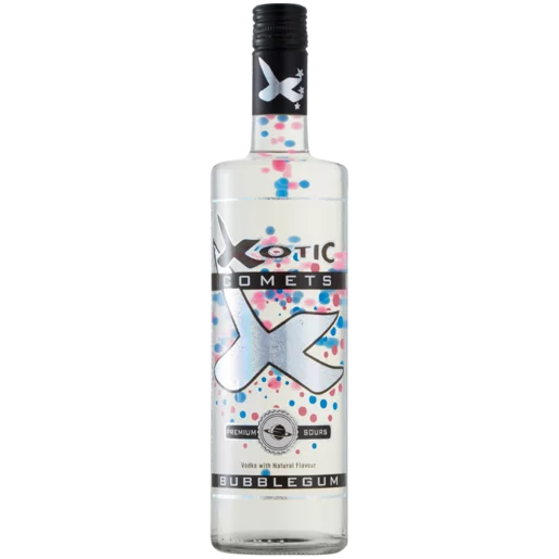 Xotic Comets Bubblegum Shooter Bottle 750ml Xotic Comets Bubblegum Shooter Bottle 750ml