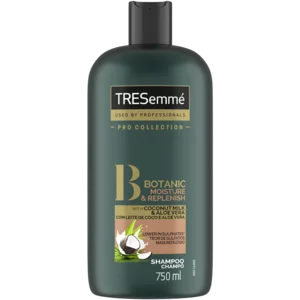 TRESemmé Pro Collection Botanic Moisture & Replenish With Coconut Milk & Aloe Vera Shampoo Bottle 750ml
