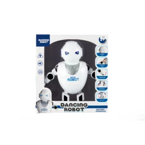 White Battery Operated Dancing Robot White Battery Operated Dancing Robot
