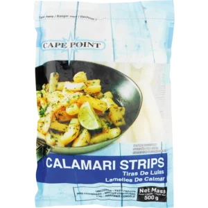 Cape Point Frozen Calamari Strips 500g