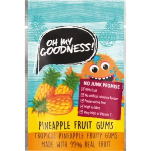 Oh My Goodness! Pineapple Fruit Gums 30g Oh My Goodness! Pineapple Fruit Gums 30g