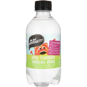 Oh My Goodness! Apple Flavoured Sparkling Drink 330ml Oh My Goodness! Apple Flavoured Sparkling Drink 330ml