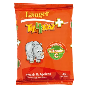 Laager 4 Kidz Peach & Apricot Flavoured Rooibos Tea 40 Pack