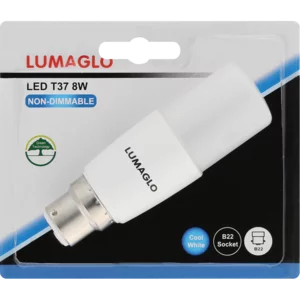 Lumaglo Cool White LED Stick Bayonet Globe 8W Lumaglo Cool White LED Stick Bayonet Globe 8W