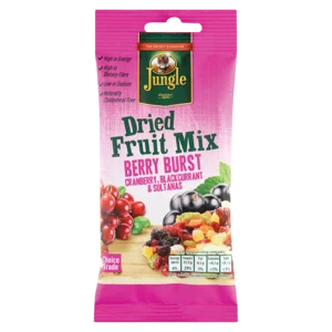 Jungle Berry Burst Dried Fruit Mix 40g Jungle Berry Burst Dried Fruit Mix 40g