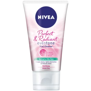 Nivea Perfect & Radiant 3-In-1 Cleanser For Normal To Oily Skin 50ml
