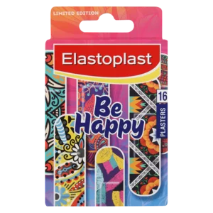 Elastoplast Be Happy Plasters 16 Pack Elastoplast Be Happy Plasters 16 Pack