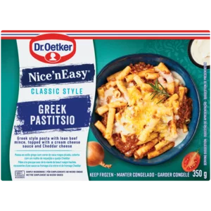 Dr. Oetker Nice ān Easy Classic Greek Frozen Pastitsio Pasta Dish 350g Dr. Oetker Nice ān Easy Classic Greek Frozen Pastitsio Pasta Dish 350g
