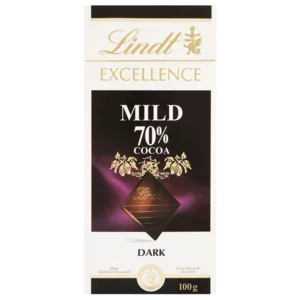 Lindt Excellence Mild 70% Cocoa Dark Chocolate Slab 100g Lindt Excellence Mild 70% Cocoa Dark Chocolate Slab 100g