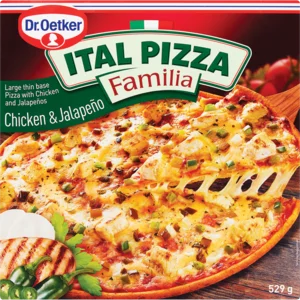 Dr. Oetker Frozen Ital Chicken & Jalapeño Pizza 529g Dr. Oetker Frozen Ital Chicken & Jalapeño Pizza 529g