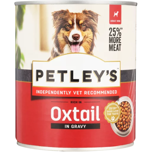 Petley's Rich In Oxtail In Gravy Adult Dog Food 775g Petley's Rich In Oxtail In Gravy Adult Dog Food 775g