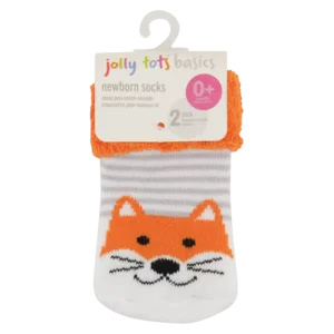 Jolly Tots 0+ Months Newborn Socks 2 Pack Jolly Tots 0+ Months Newborn Socks 2 Pack