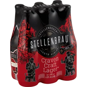 Stellenbrau Craven Craft Lager Beer Bottles 6x330ml Stellenbrau Craven Craft Lager Beer Bottles 6x330ml