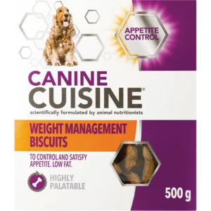 Canine Cuisine Appetite Control Weight Management Dog Biscuits 500g Canine Cuisine Appetite Control Weight Management Dog Biscuits 500g