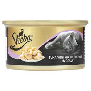 Sheba Cat Food Tuna With Prawn Flavour In Gravy 85g Sheba Cat Food Tuna With Prawn Flavour In Gravy 85g
