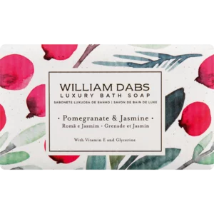 William Dabs Luxury Bath Soap Pomegranate and Jasmine 250g William Dabs Luxury Bath Soap Pomegranate and Jasmine 250g