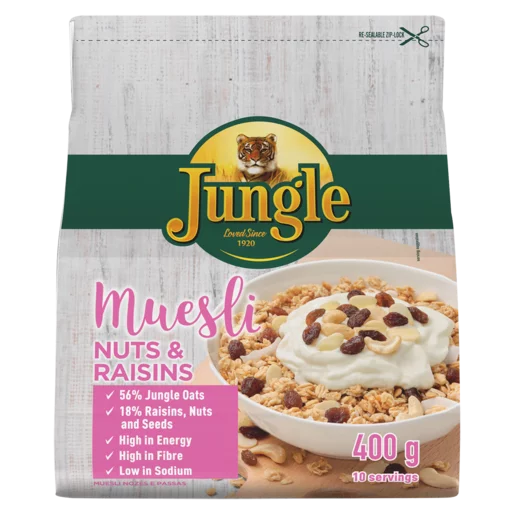 Jungle Nuts & Raisins Muesli 400g