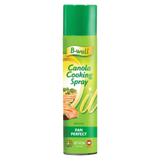 B-Well Pan Perfect Canola Cooking Spray 300ml B-Well Pan Perfect Canola Cooking Spray 300ml