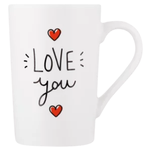 Red, White & Black Love You Coffee Mug Red, White & Black Love You Coffee Mug