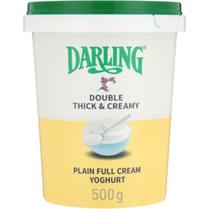 Darling Plain Full Cream Yoghurt 500g Darling Plain Full Cream Yoghurt 500g
