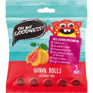 Oh My Goodness! Dried Guava Rolls 5 Pack Oh My Goodness! Dried Guava Rolls 5 Pack