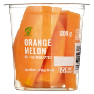 Fresh Cut Orange Melon Pack 200g Fresh Cut Orange Melon Pack 200g