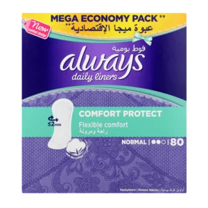 Always Comfort Protect Normal Daily Liners 80 Pack Always Comfort Protect Normal Daily Liners 80 Pack