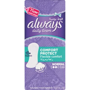 Always Daily Liners Normal Comfort & Protect Pantyliners 20 Pack Always Daily Liners Normal Comfort & Protect Pantyliners 20 Pack