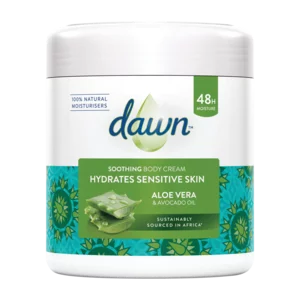 Dawn Aloe Vera & Avocado Oil Soothing Body Cream 400ml Dawn Aloe Vera & Avocado Oil Soothing Body Cream 400ml
