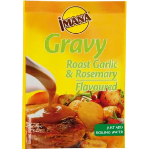 Imana Roast Garlic & Rosemary Flavoured Instant Gravy 34g Imana Roast Garlic & Rosemary Flavoured Instant Gravy 34g