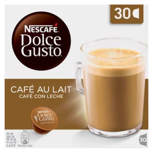 Nescafé Dolce Gusto Café Au Lait Coffee Capsules 30 Pack