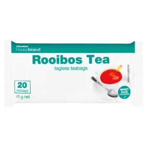 Checkers Housebrand Rooibos Teabags 20 Pack Checkers Housebrand Rooibos Teabags 20 Pack