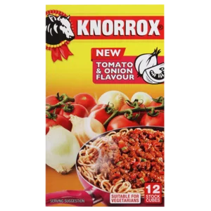 Knorrox Tomato & Onion Flavoured Stock Cubes 12x2.5g