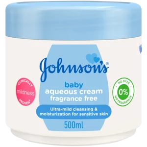 Johnson's Fragrance Free Aqueous Cream 500ml