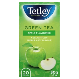 Tetley Apple Flavoured Green Teabags 20 Pack Tetley Apple Flavoured Green Teabags 20 Pack