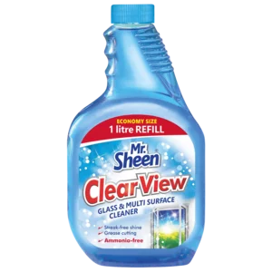 Mr. Sheen Clear View Glass & Multi Surface Cleaner Refill 1L Mr. Sheen Clear View Glass & Multi Surface Cleaner Refill 1L